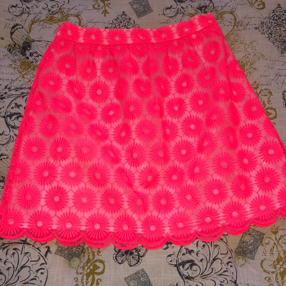 Lilly Pulitzer hot pink skirt